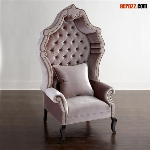 Hot Armchair Wing Chair Factory High Back Dining Furniture Hotel Events Wedding