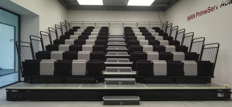 Arena Seating School Auditorium Chair Retractable Seats Telescopic Bleachers