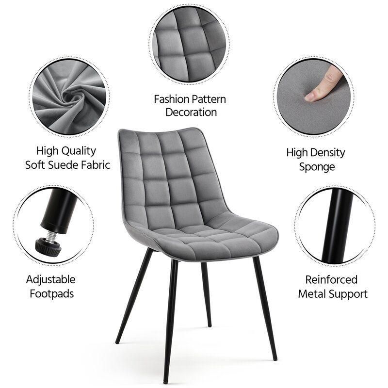 Comfortable Leisure Hotel Sitting Chair Upholstery Fabric Dining Chair