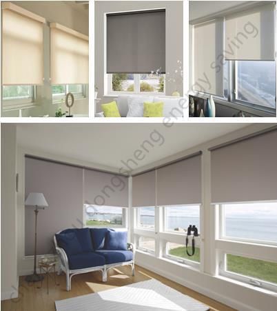 Blackout Polyester Fabric Roller Blind for Indoor Use