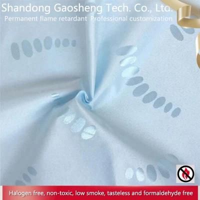 Flame Retardent 100% Polyester Jacquard Mattress Knitted Fabric