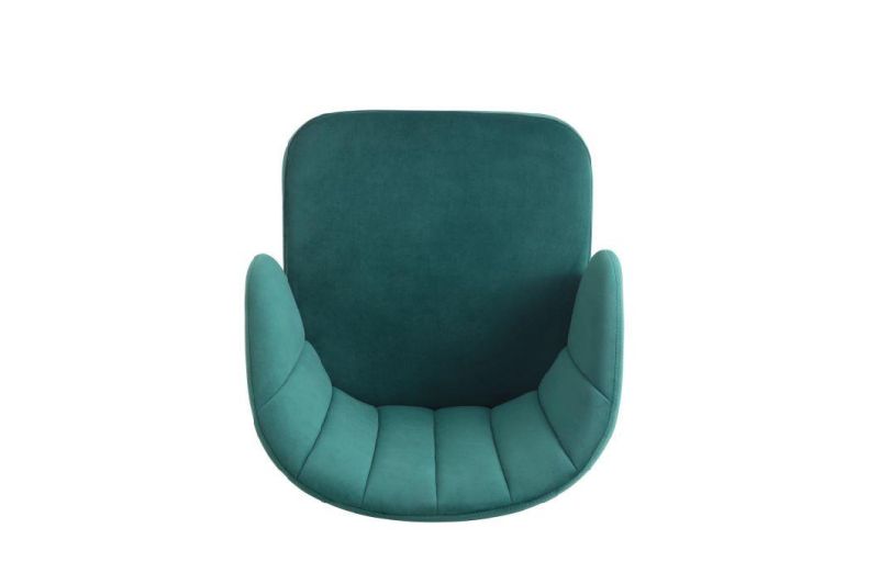 Wholesale Modern Luxury Fashion Colorful Classic Soft Velvet Fabric Upholstery Cafe Dining Chair with Metal Leg