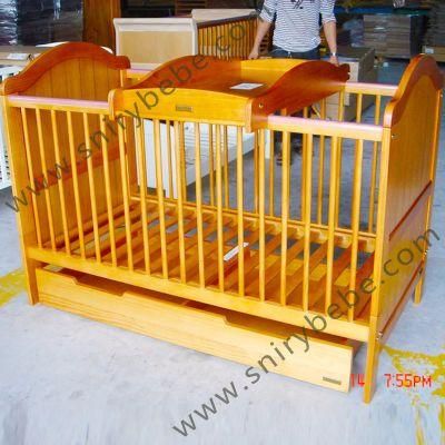 New Newborn Wooden Design Baby Cot Bed Next to Me