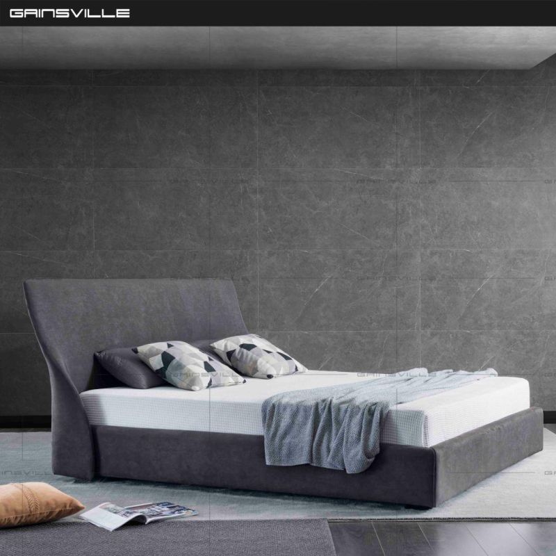 Hot Sale Bed Sofa Bed Fabric Bed Soft Bed King Double Bed Modern Furniture Bedroom Furniture