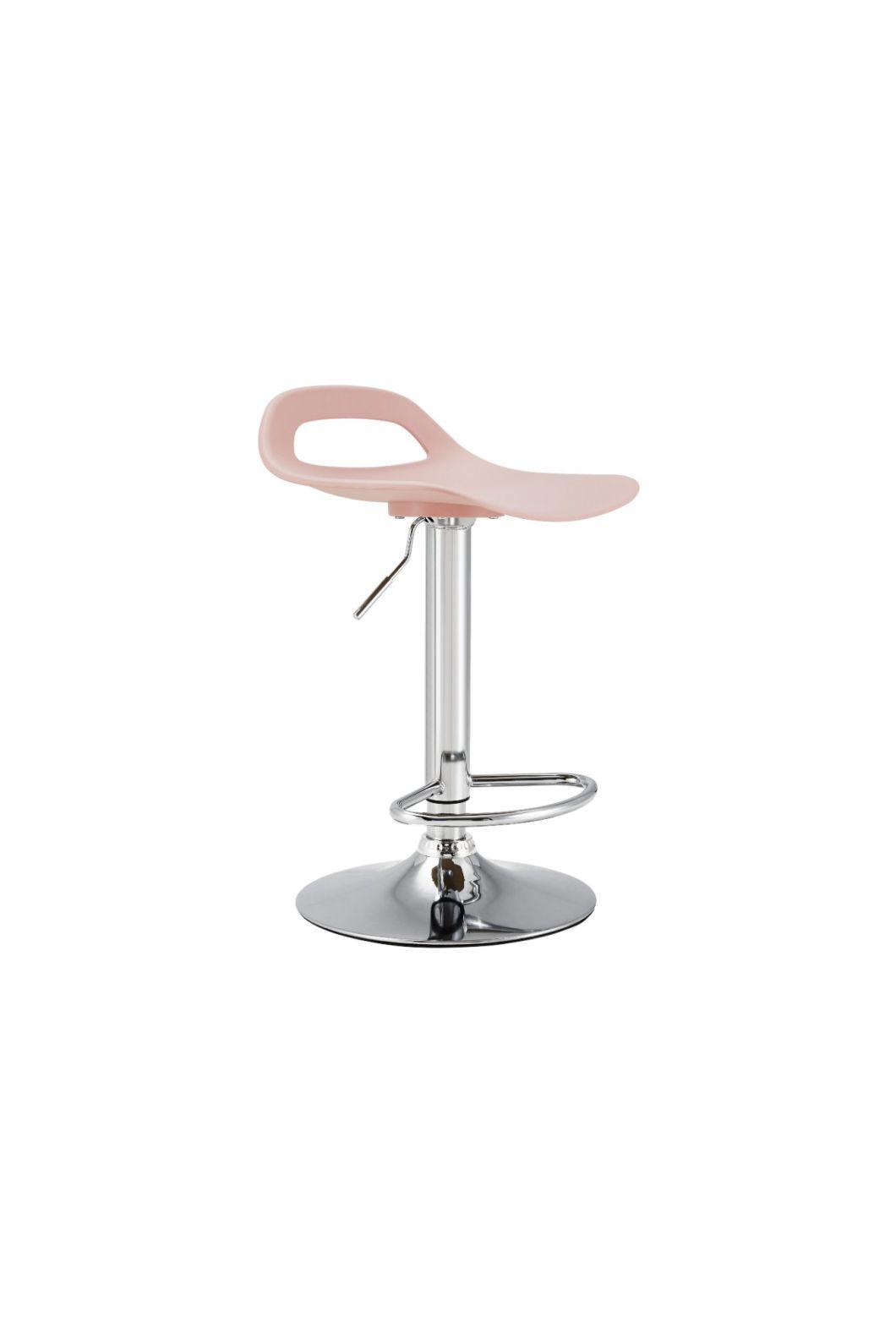 Fiber Plastic Bar Furniture with Chrome Frame Adjustable Seat Bar Chair