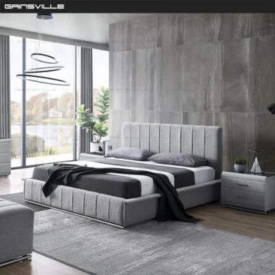 Modern Home Furniture Bedroom Furniture Double Bed with Fabric Bedframe Gc1808