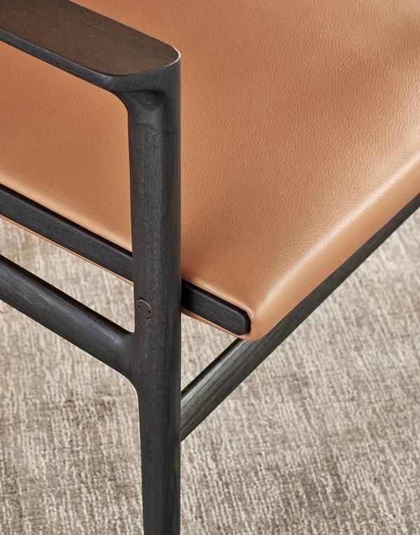 Pfc-05 Dining Chair/Microfiber Leather//High Density Sponge//Ash Wood Frame/Italian Style in Home and Commercial Custom