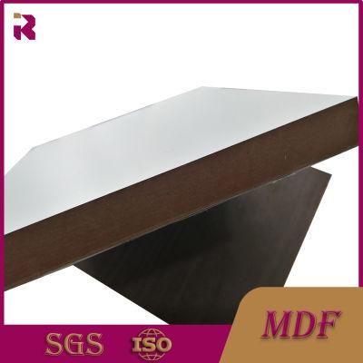 Factory Direct Sale Black Melamine MDF Wood Panel Service