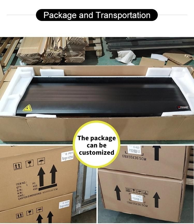 Auto Parts of Soft PVC Retractable Rolling Pickup Truck Ck Bed Tonneau Cover for Toyota Tacoma Dodge RAM 2500