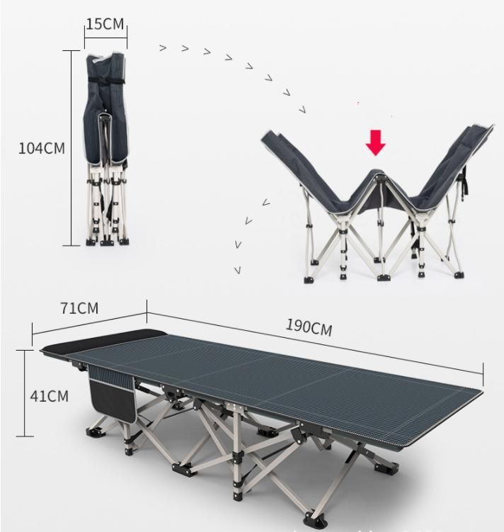 Factory Price Customized Single Everyday Use Foldable Bed