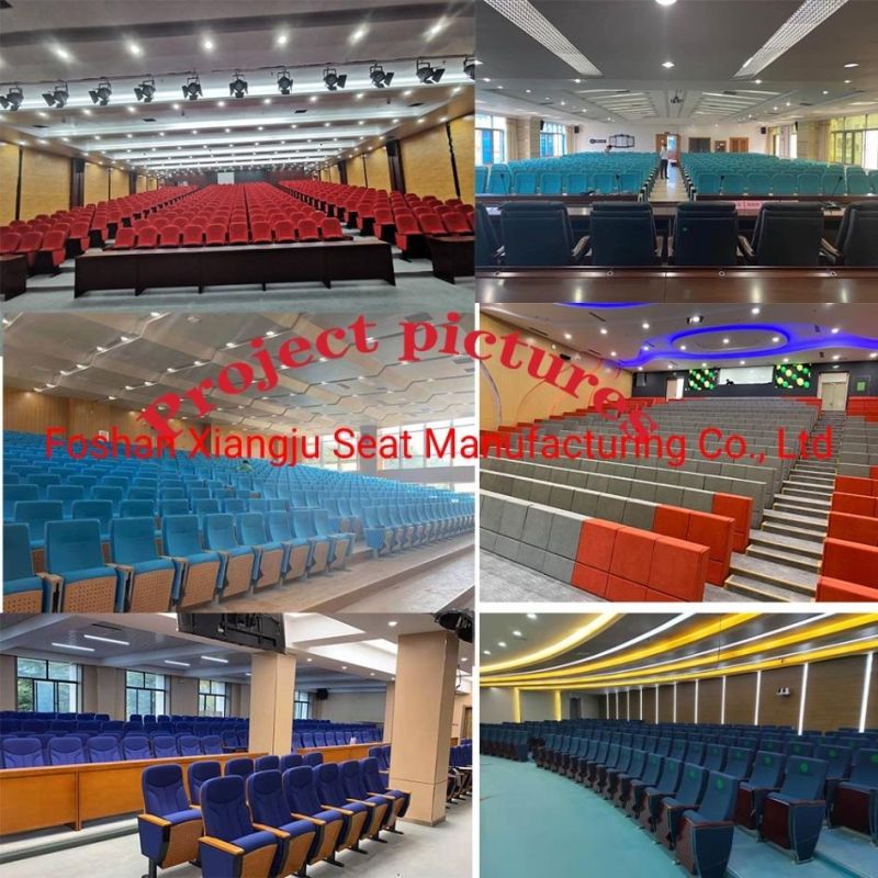 Modern Stype Commercial Furniture Solid Wood Cinema Chairs Folding Auditorium Seats