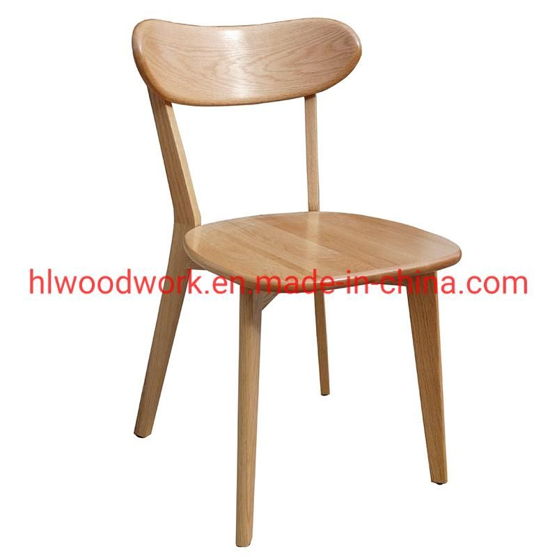 Cross Chair Oak Wood Dining Chair Wooden Chair Office Chair Round Seat Dining Room Chair