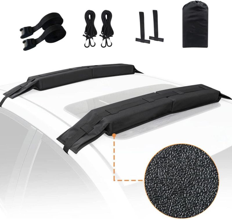 Kayak Surfboard Paddle Board Canoe Sup Universal Car Soft Roof Rack Pads