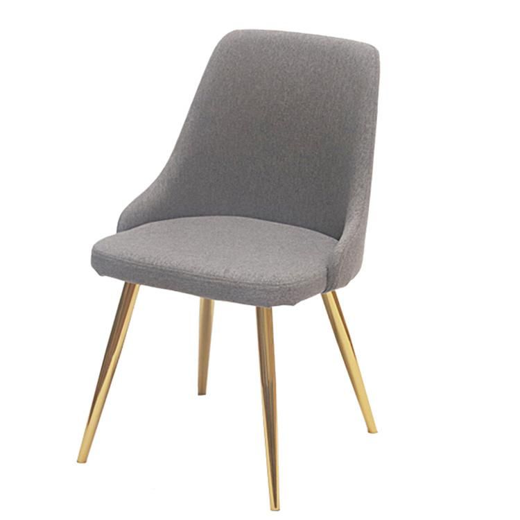 High Quality Hot Sale Modern Dining Room Furniture Nordic Fabric Dining Chairs Stacking Dining Room Chair Wholesale