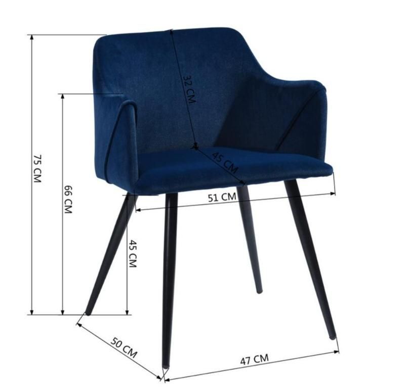 Modern Dining Room Chair Furniture Home Furniture Metal Tube Frame