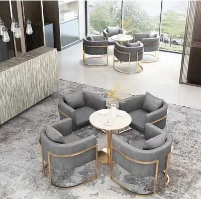 Modern Furniture Stainless Steel Legs Dining Room Chair Upholstered Velvet Dining Chair