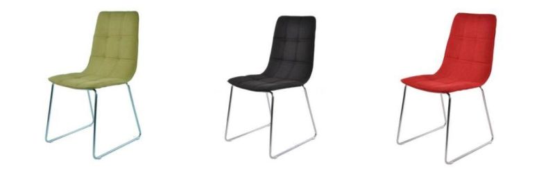 Hot Sale High Quality Home Furniture Fabric Front PU Back Dining Chair