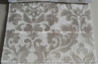 Hotel Textile New 100% Polyester Cut Velvet Upholstery Pillow Fabric