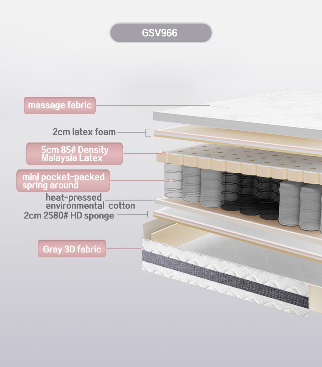 Mattress Furniture Set Pocket Mattress Latex Foam Mattress Gsv966