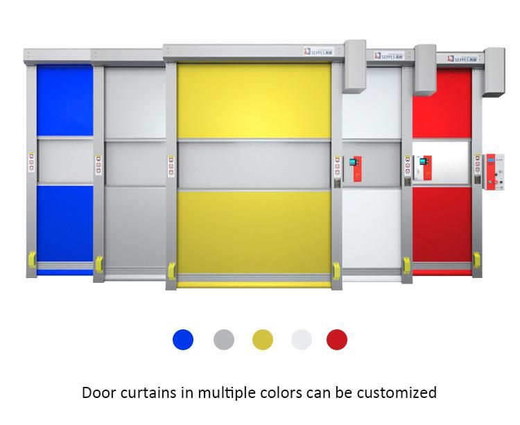 Villa Logistics Channel Fast Rolling Blind Factory Entrance Door