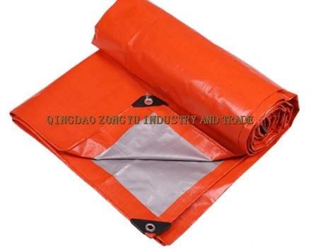 Fire Resistant Tent Tarps Printing Heavy Duty PE Coated Covers Tarpaulin for Trailer