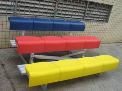 Classic Fabric Basketball Telescopic Plastic Bleachers Theater Seating Retractable Bleacher Seating