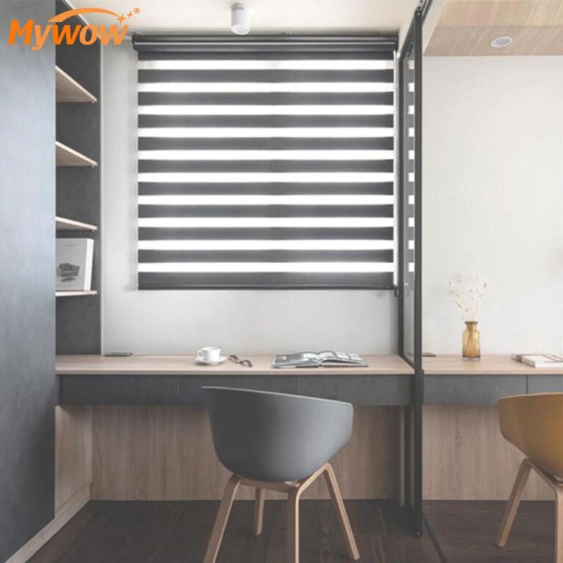 Window Blinds Zebra Blinds Fabric Gray Light Flitering Zerba Shades Window Curtain