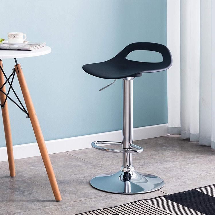 PP Seat Dining Bar Chair with Stainless Steel Legs Plastic Bar Stool Hot Selling Bar Chair