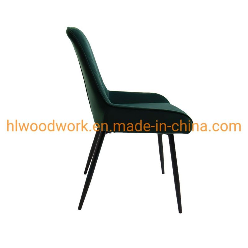 Modern Living Room Style Coffee Restaurant Dining Furniture Customized Design Upholstered Fabric Home Dining Chair