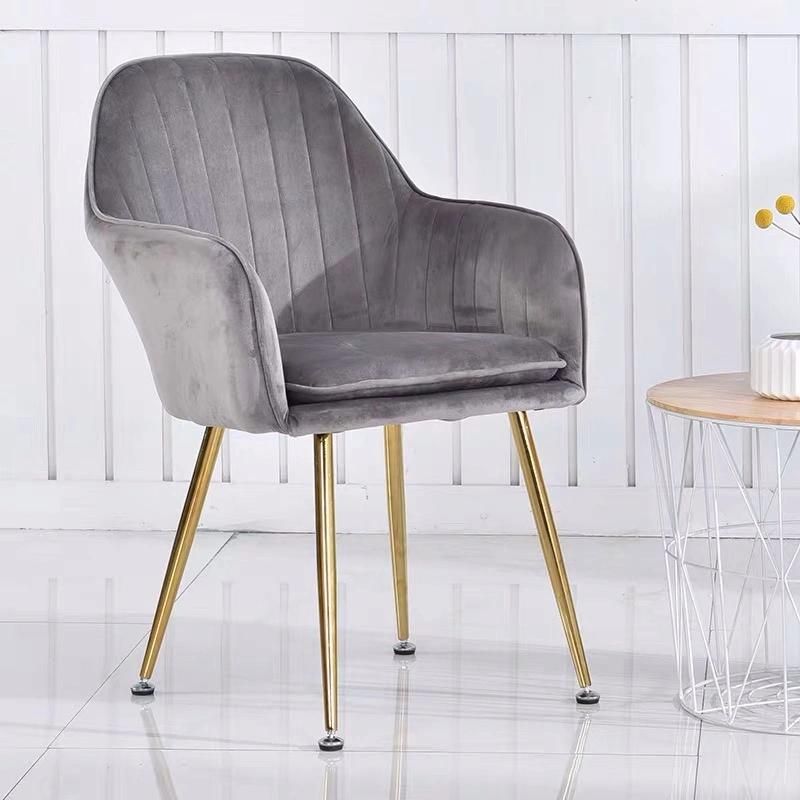 Restaurant Dining Leather Velvet Modern Dining Chair