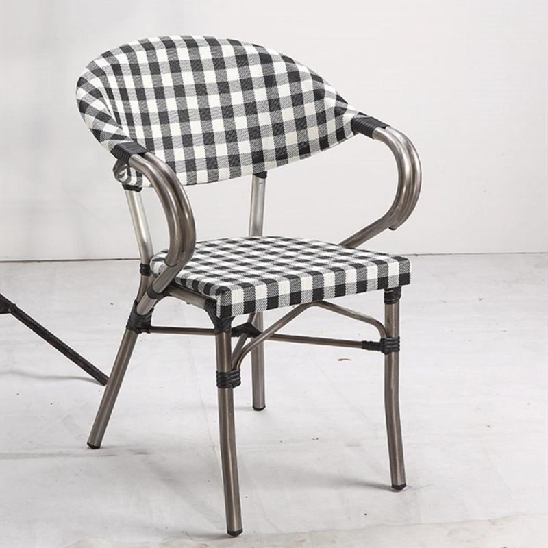 European Design Popular Paris Chair Stackable Fabric Coffee Shop Cafe Chair