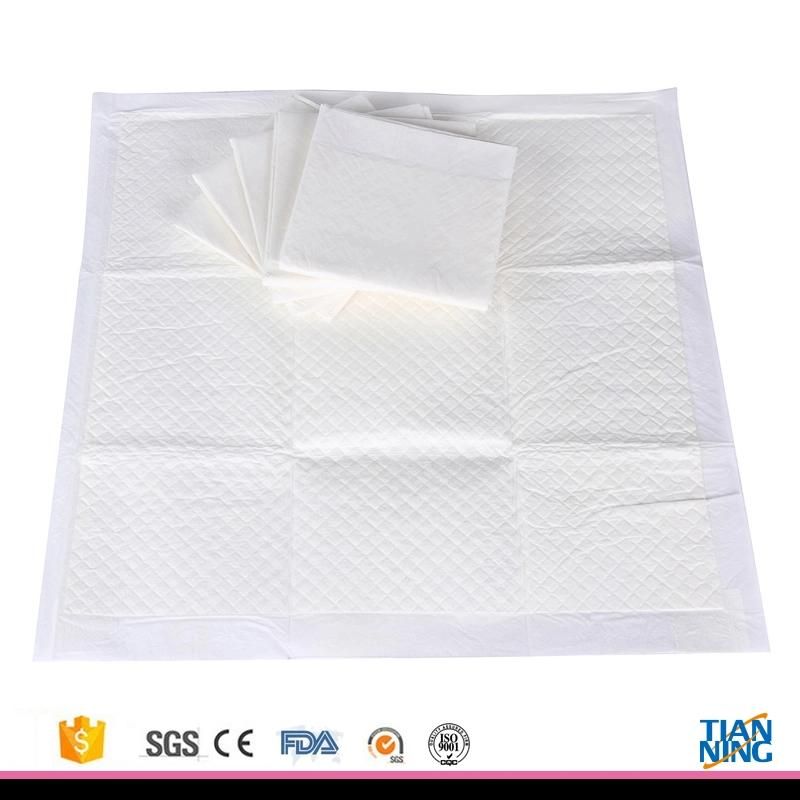 Underpad Bed Mat 5 Layers High PE Film Hot Sell Super Care High Absorbency Disposable Dignity Sheet Adult Bed Pads 60*40, 60*60, 60*90 Hospital Bed Pads