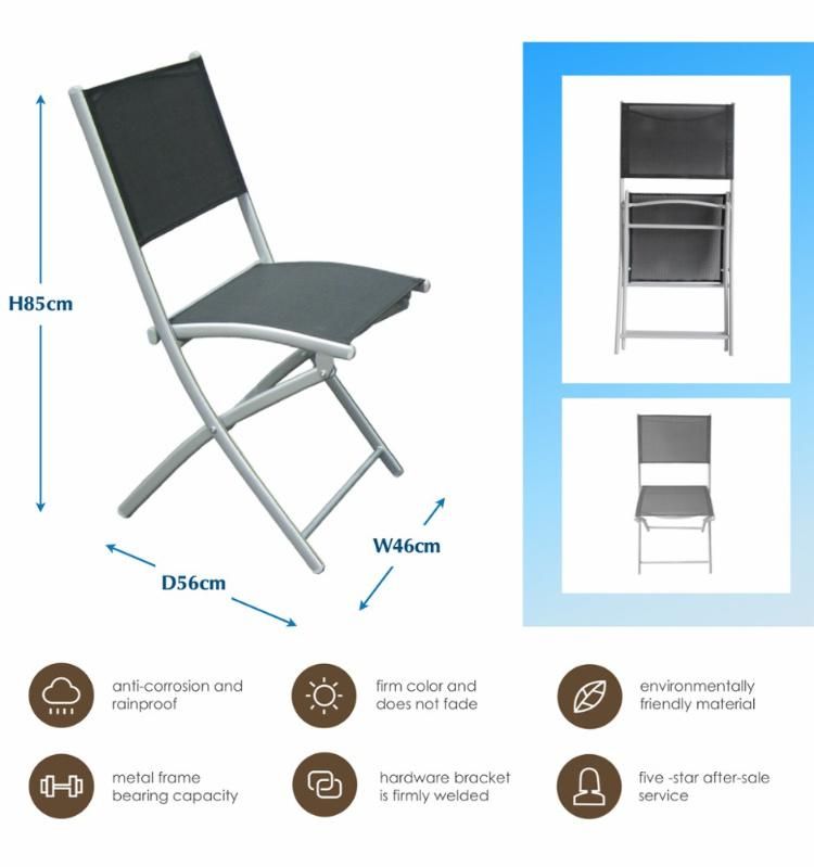 Garden Furniture Metal Folding Patio Chair Outdoor Foldable Chair