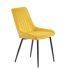 Modern Dining Room Furniture High Back Fabric Dining Chair with Metal Tube Leg