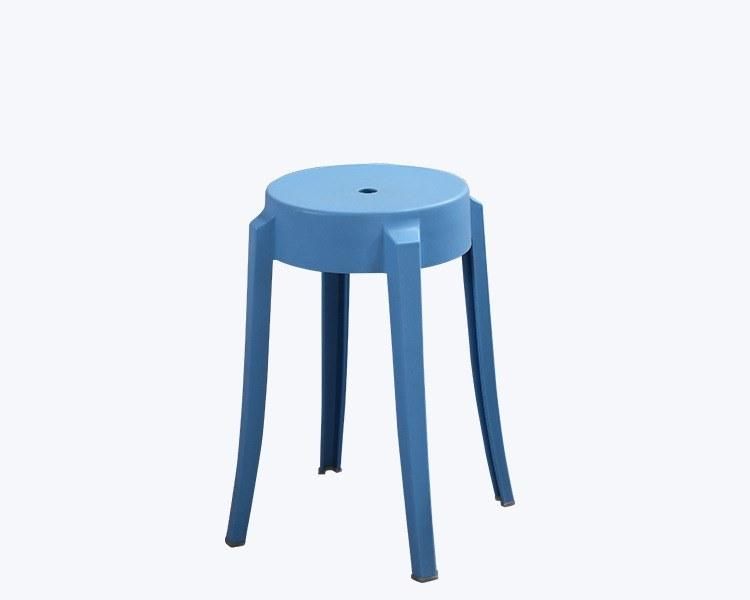 French Outdoor Event Camp Restaurant Simple Design PP Stacking Stool Chair for Adult Dining