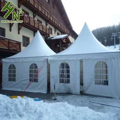 10X10m Waterproof White Gazebo Pagoda Tent with Linings