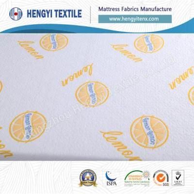 Yellow Lemon Knitted Mattress Fabrics