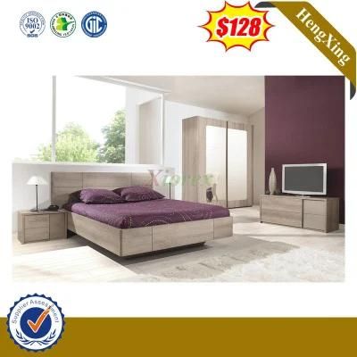 New Design Livingroom Bedroom Furniture Queen Size MDF Wooden Bed