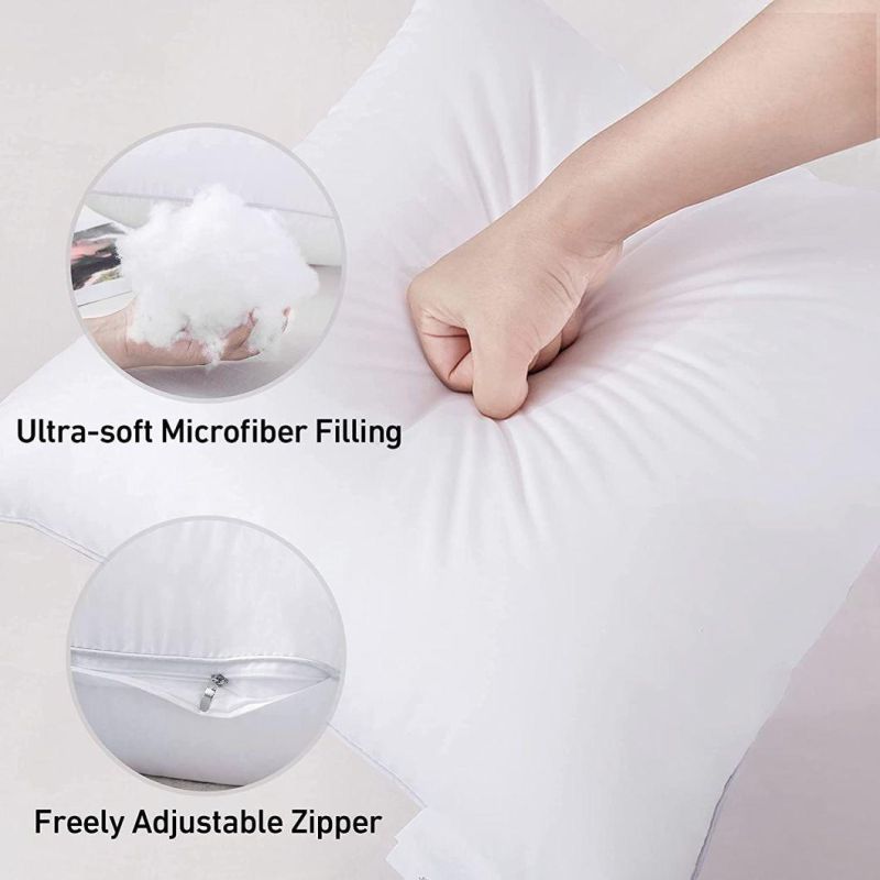 Cheapest Factory Supply Microfiber Fabric Hollow Gel Fiber Filled 18"X18" Sofa Seat Cushion