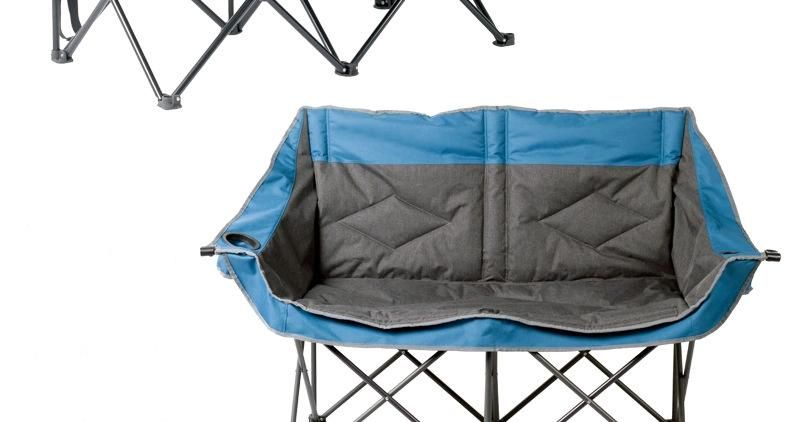 Multi Person Folding Chair Outdoor Double Folding Chair Customized Camping Leisure Beach Chair Outdoor Armchair