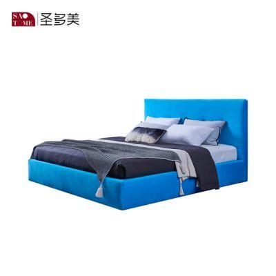 Light Luxury Solid Wood Bed 1.8 Meters Double Bed