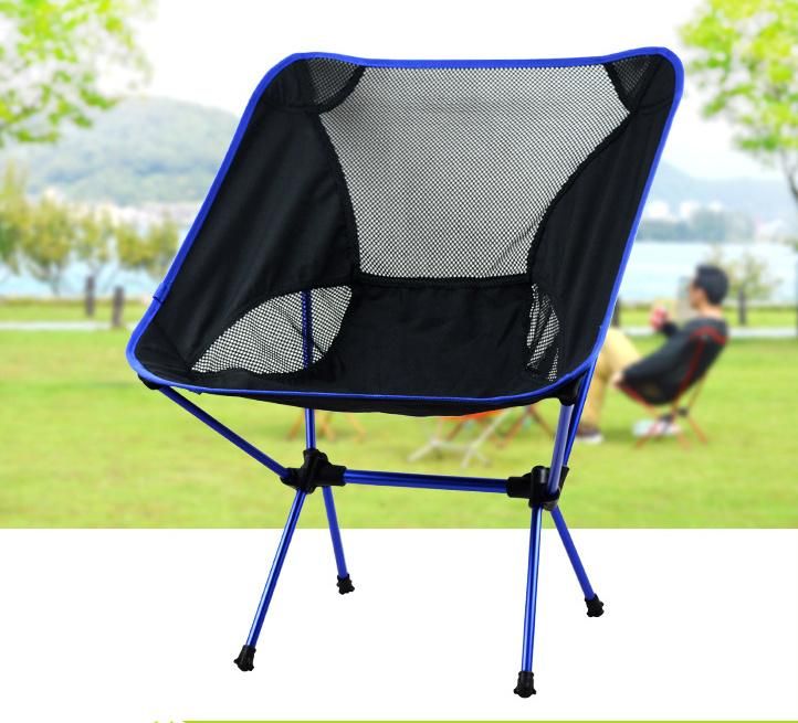 Lightweight Portable Aluminum Camping Chair with Pad (ECH-072)