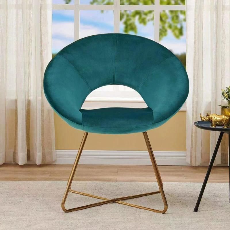 Dining Room Furniture Nordic Design Restaurant Velvet Fabric Dining Chairs