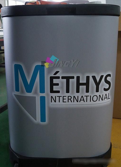 Convenient Recycling Combined Tension Fabric Printed POP UP Exhibition Display Stand