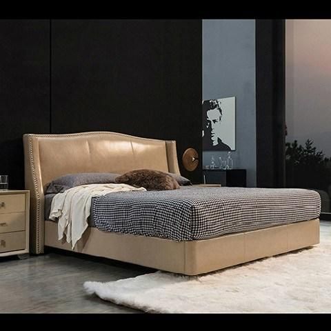 Wholesale Home Wooden Furniture Low Full Size Bed Paneled Bed