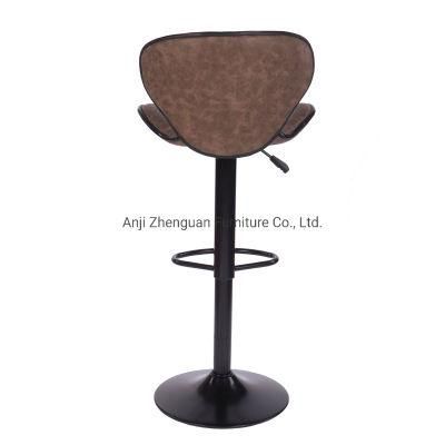 Hot Selling Height Adjustable Metal Bar Stool (ZG18-010)