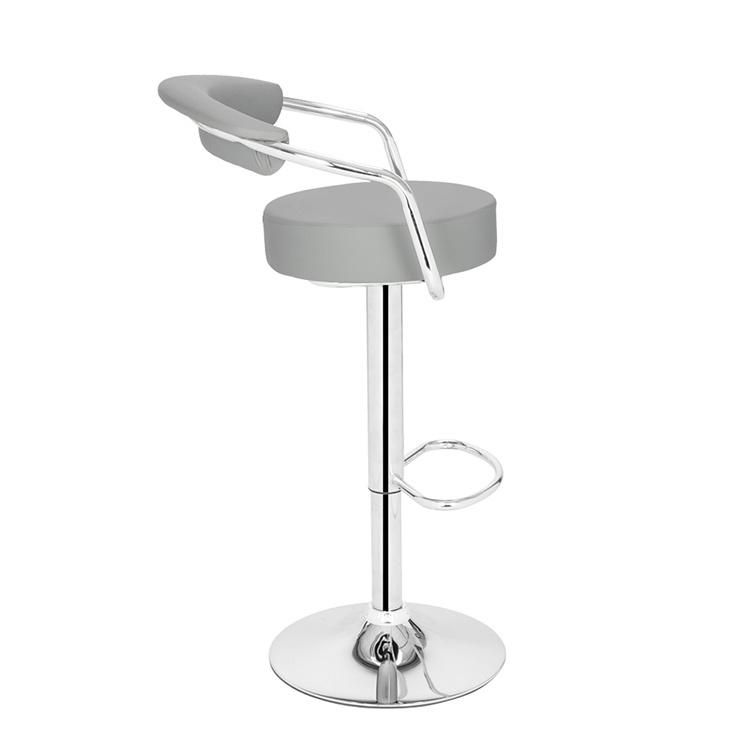 Sale Modern Stainless Steel High Counter Leather Bar Stool Bar Chair