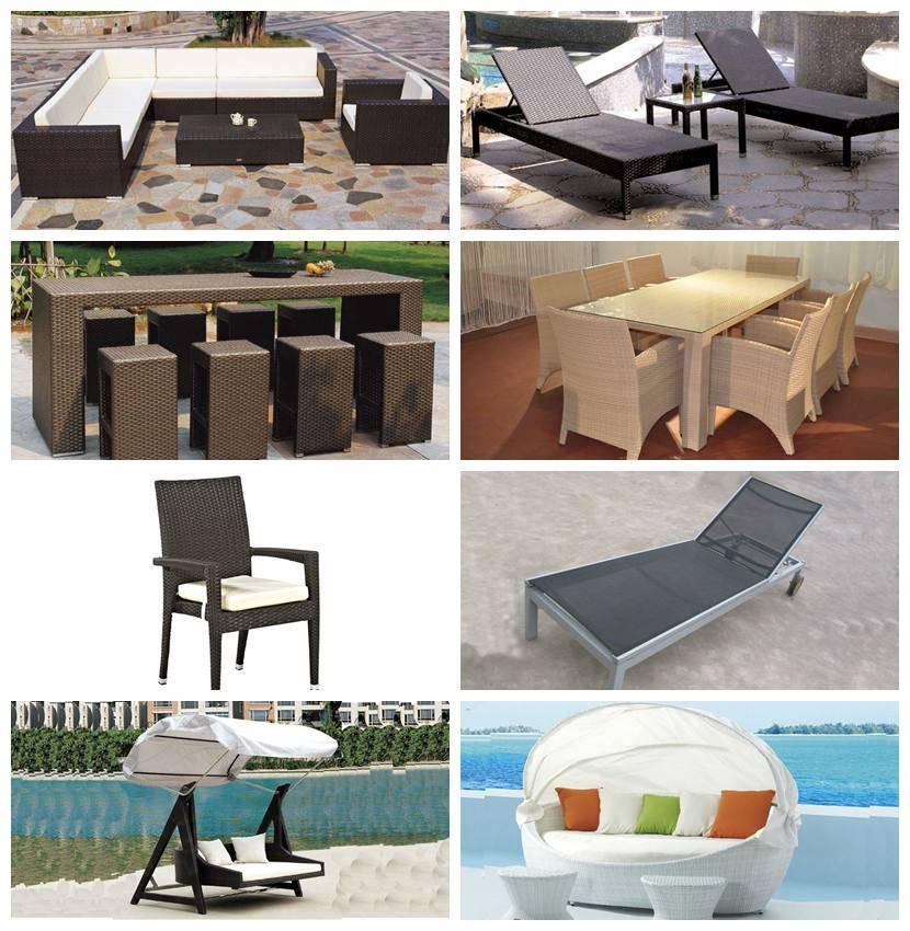 Modern Design Outdoor Rattan Bar Furniture Include Bar Stool and Table