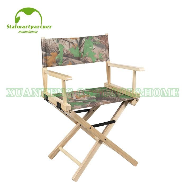 Folding Wooden Makeup Director Artist Chair