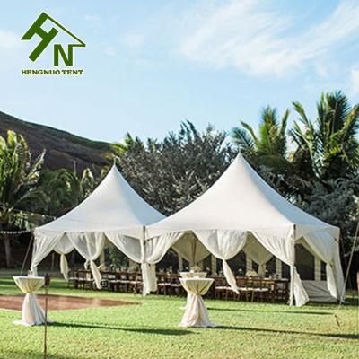 Waterproof White Roof Gazebo Pagoda Canopy Tent